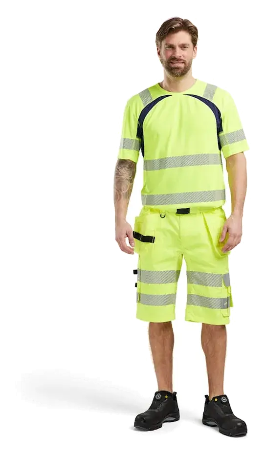 Blåkläder 1586 Varselshorts med stretch