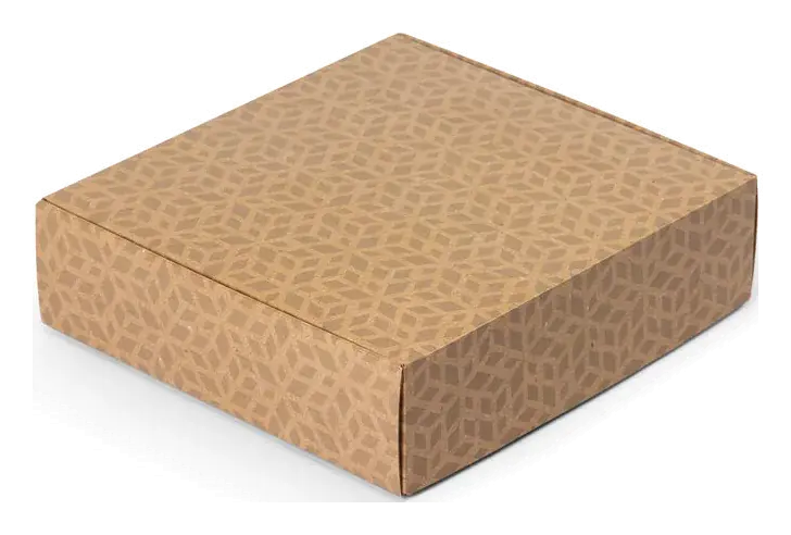 Presentkartong Mönstrad 34x32x9 0