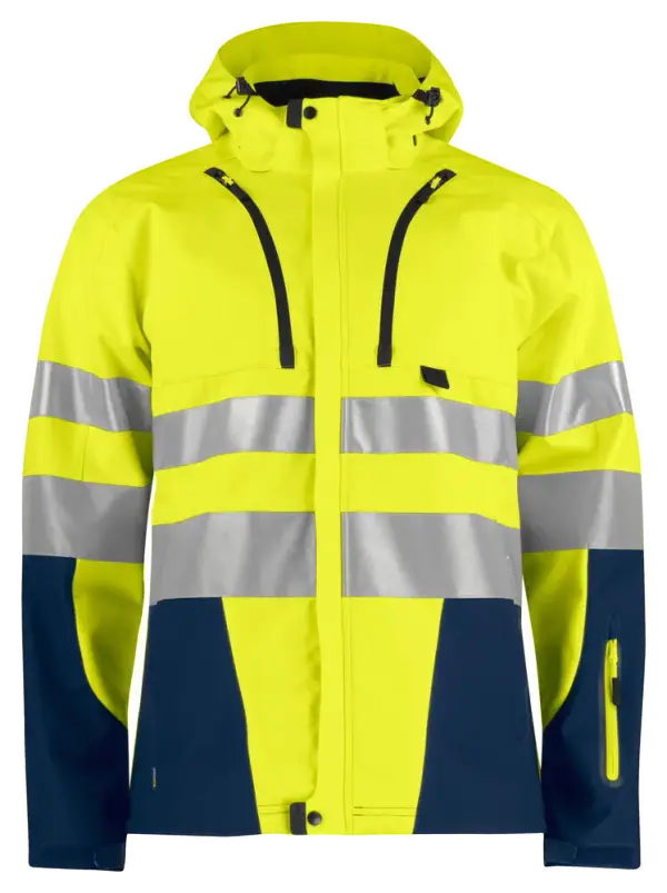 ProJob 6419 SOFTSHELLJACKA EN ISO 20471 KLASS 3/2