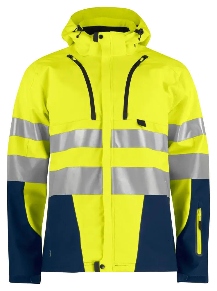 ProJob 6419 SOFTSHELLJACKA EN ISO 20471 KLASS 3/2