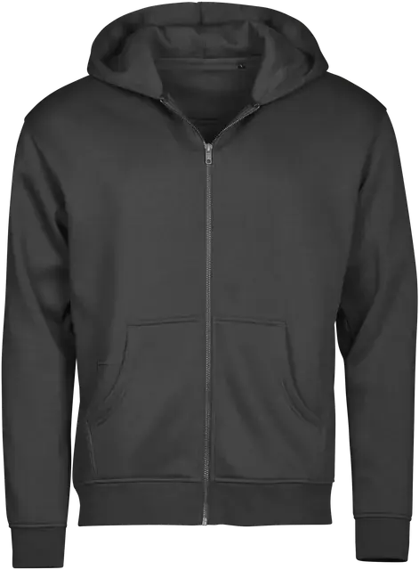 TeeJays UNLABELED Hooded Full Zip Sweatshirt